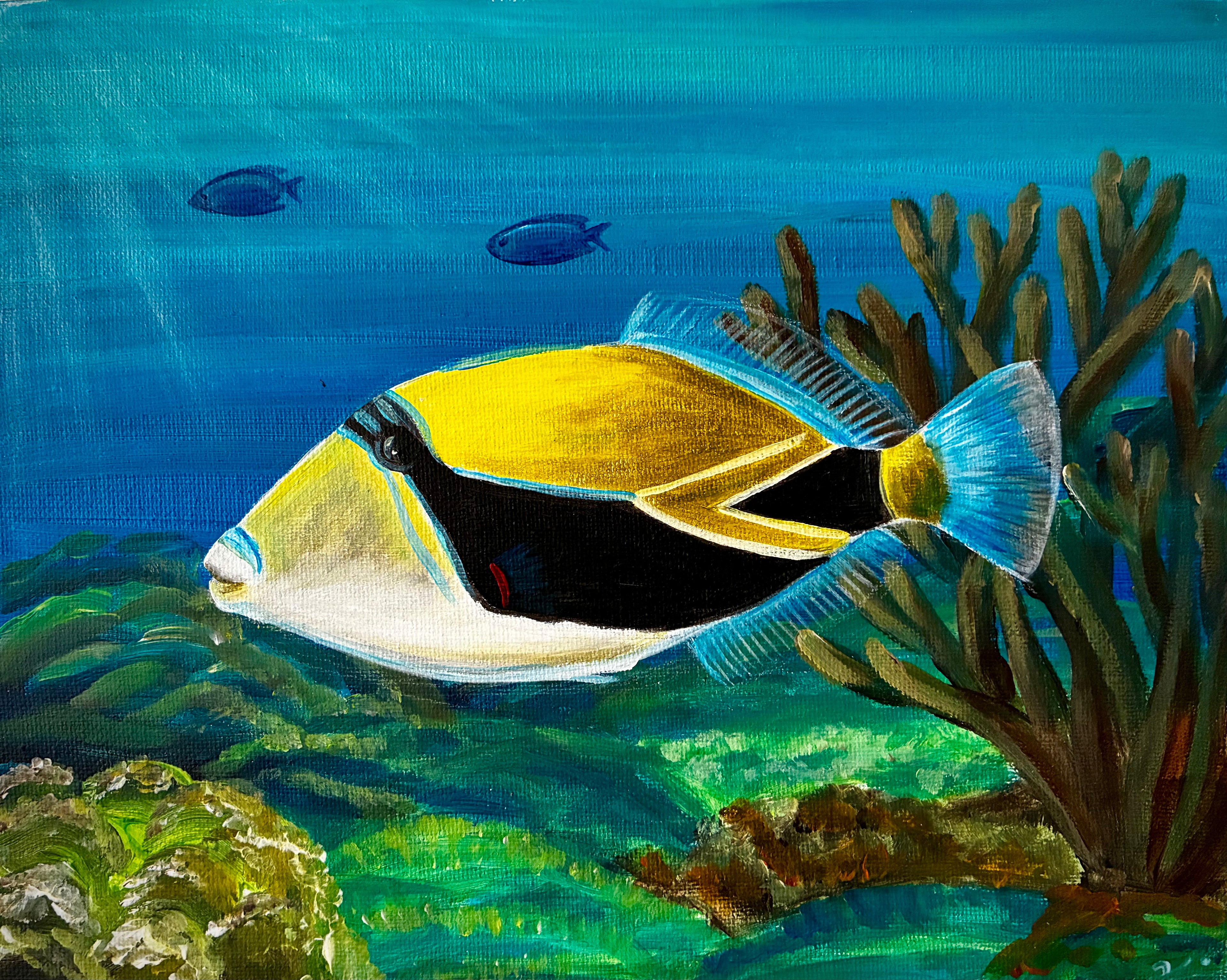 Humuhumnukunukuapua’a painting