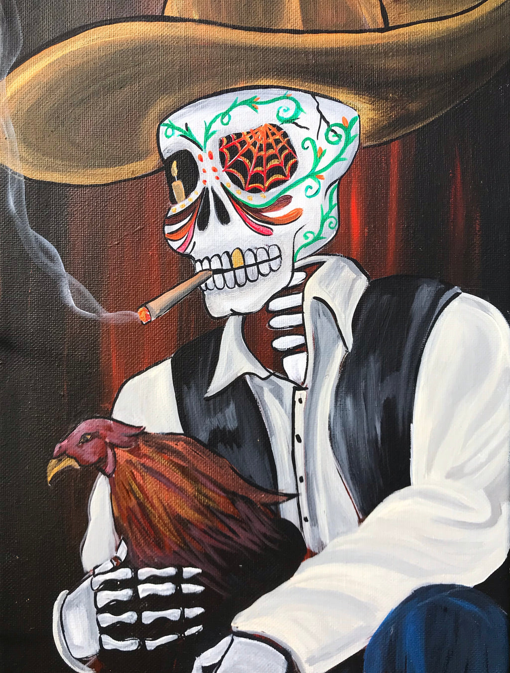 Dia de Los Muertos sugar skull