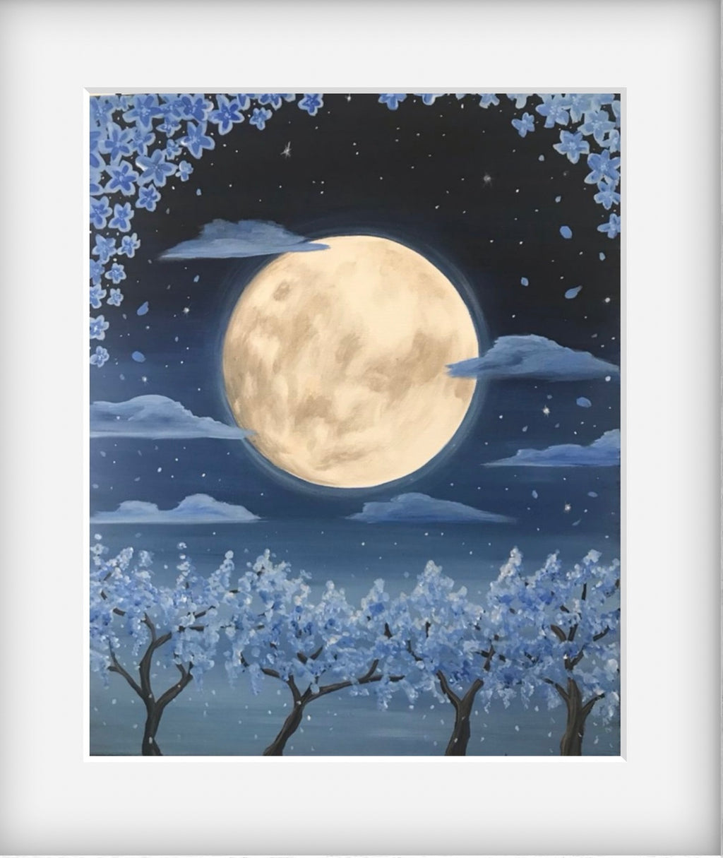 Japanese cherry blossom artwork