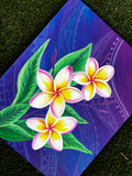 Hawaiian plumeria painting