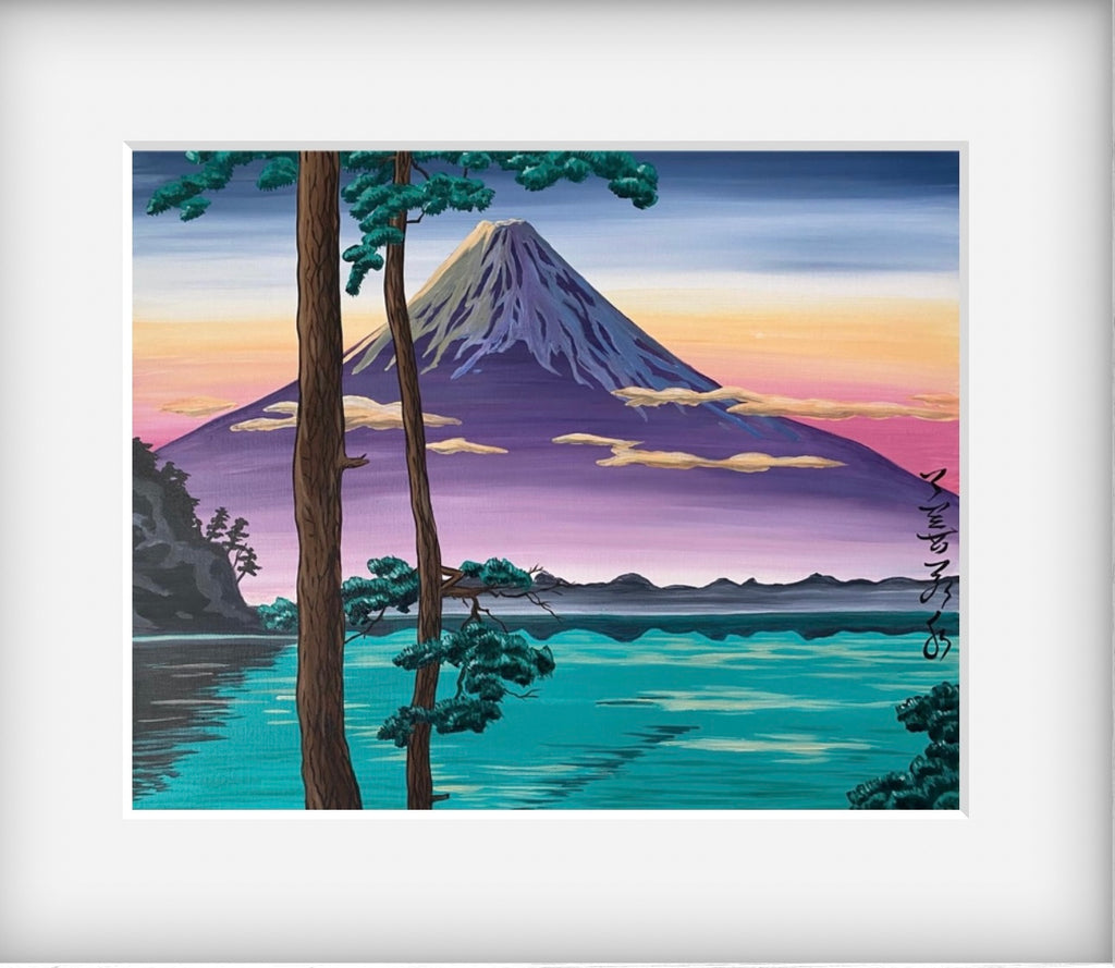 Mount Fuji art print
