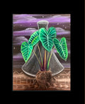 Hawaiian taro painting kalo art print
