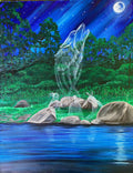 Mohawk wolf clan Iroquois painting 