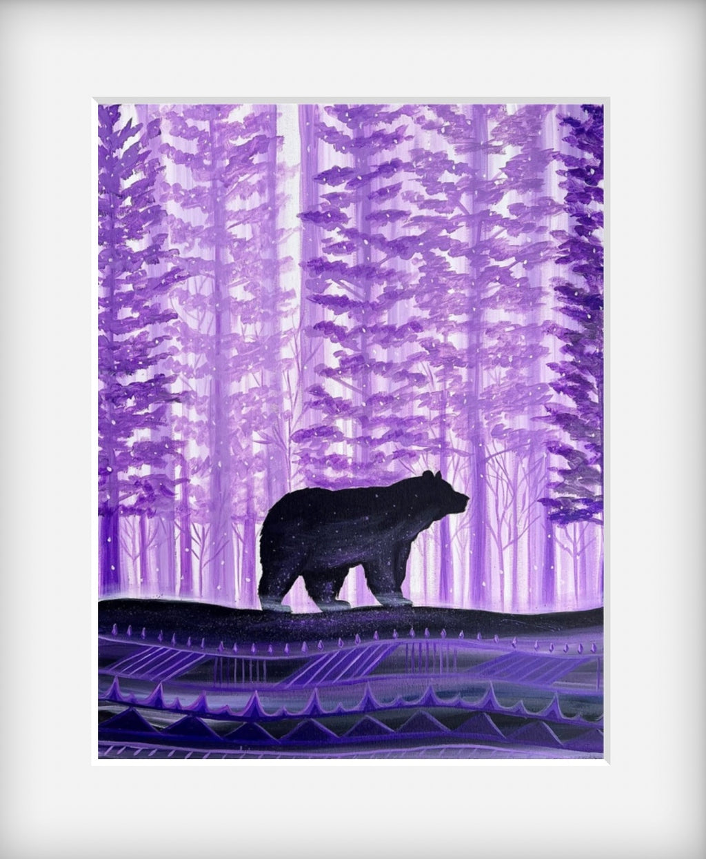 Mohawk bear clan art print