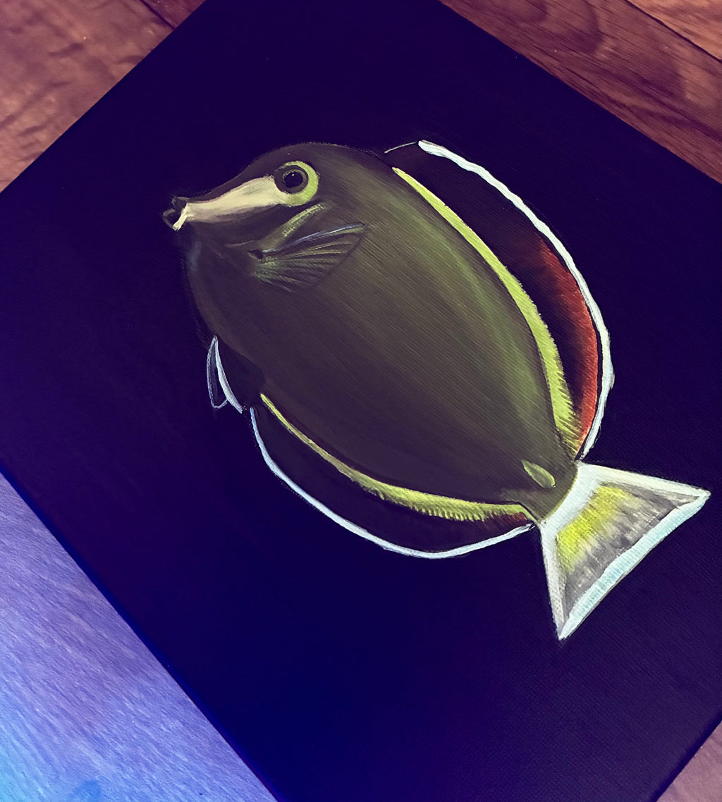 Naso Tang UV reactive painting