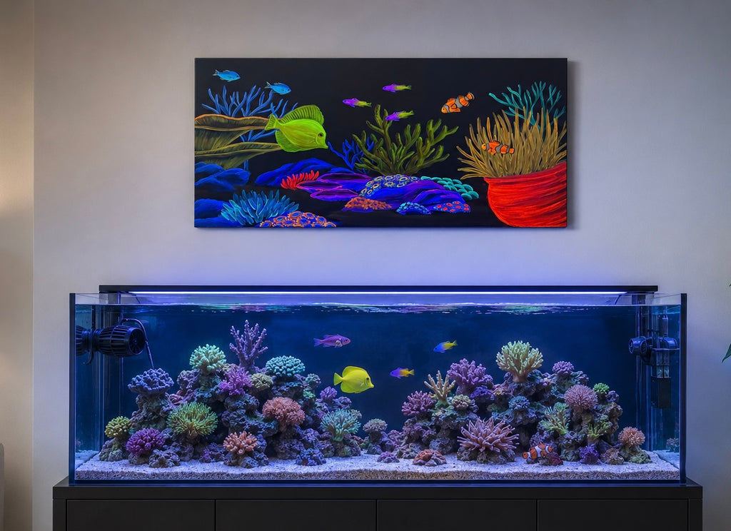 12x24 reef scene original painting