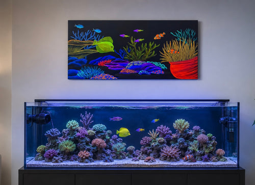 12x24 reef scene original painting