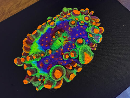 Bounce mushroom coral UB reactive painting