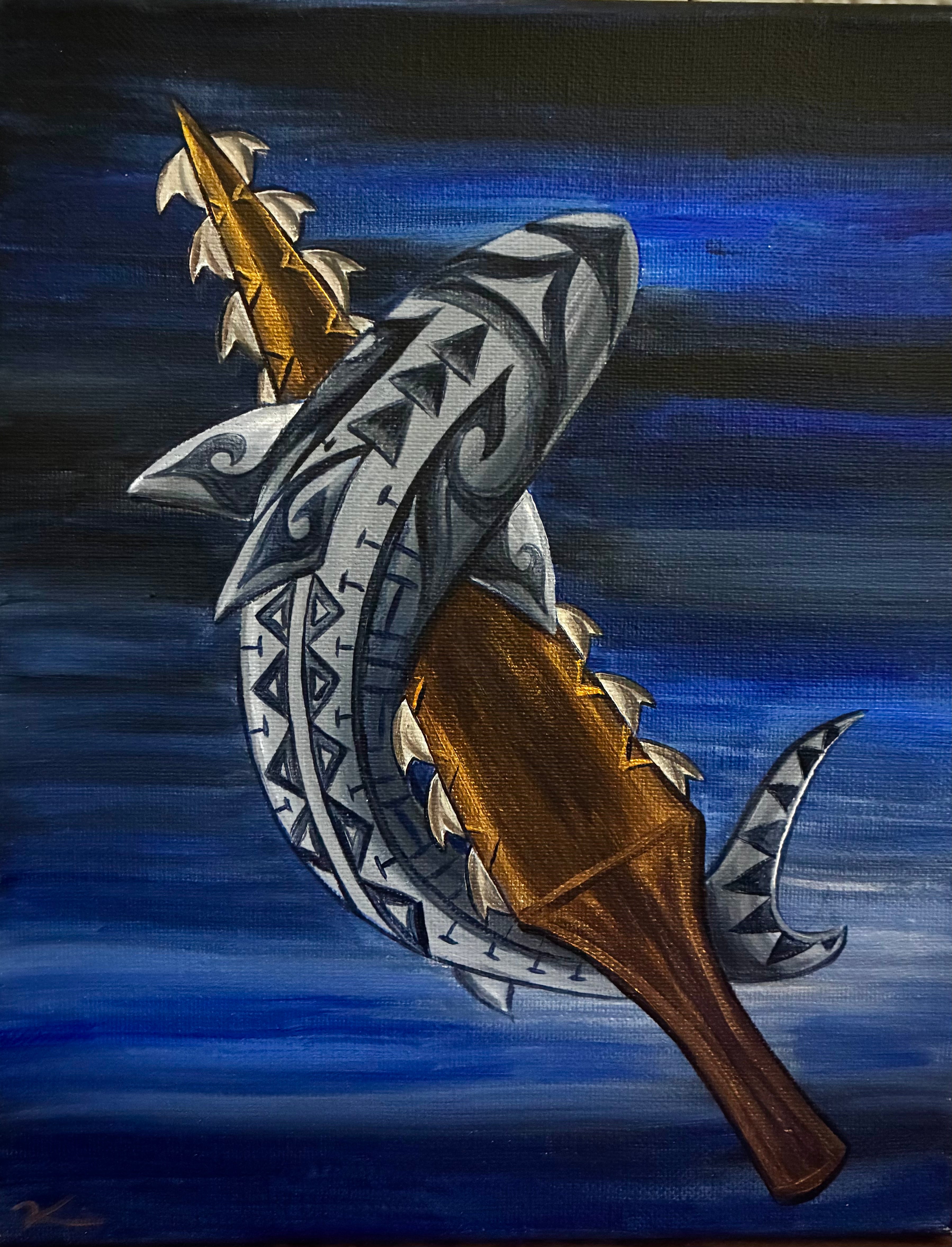 Hawaiian Shark painting