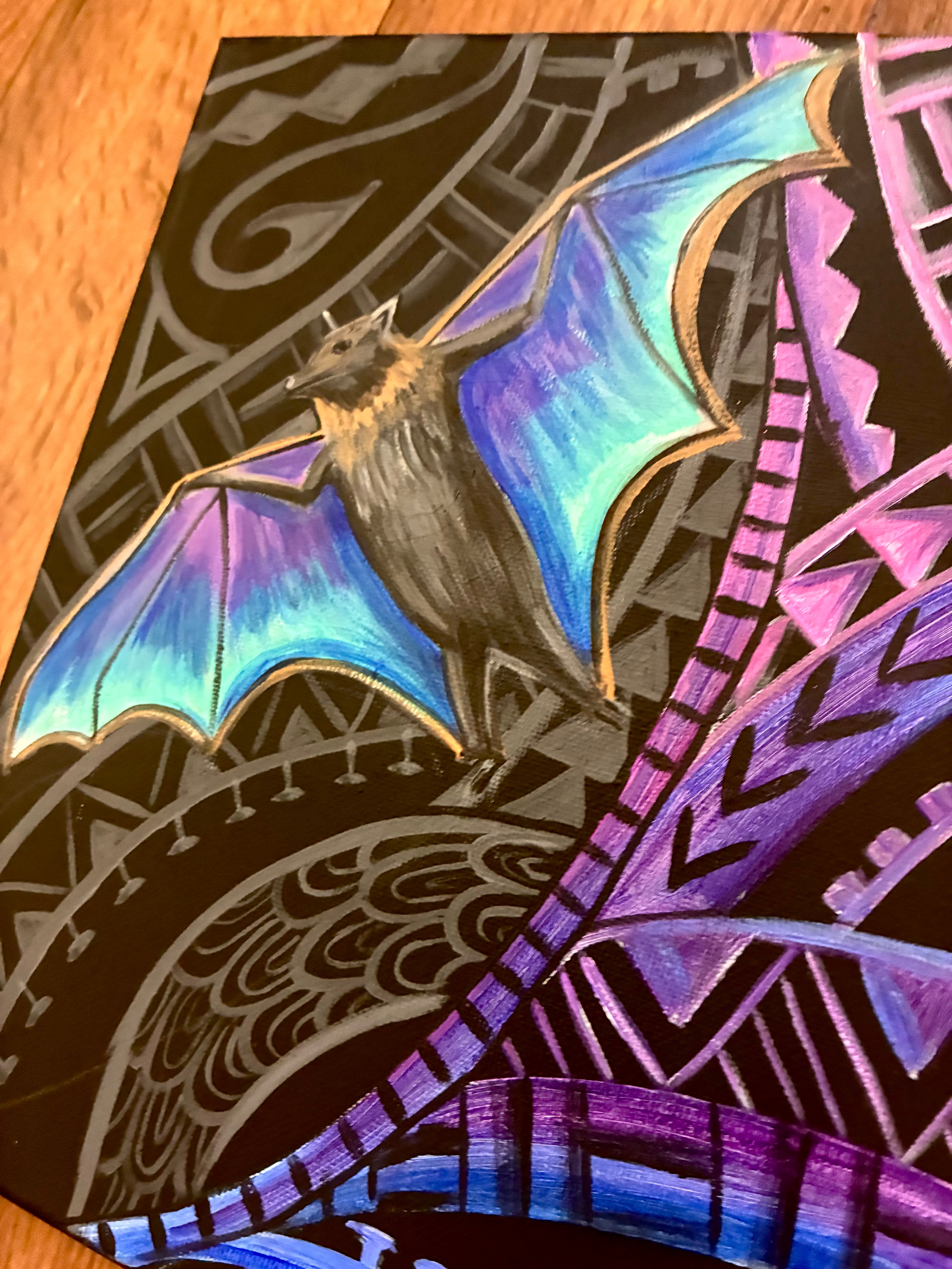 ʻŌpeʻapeʻa Native Hawaiian Bat art