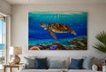 Sea turtle painting