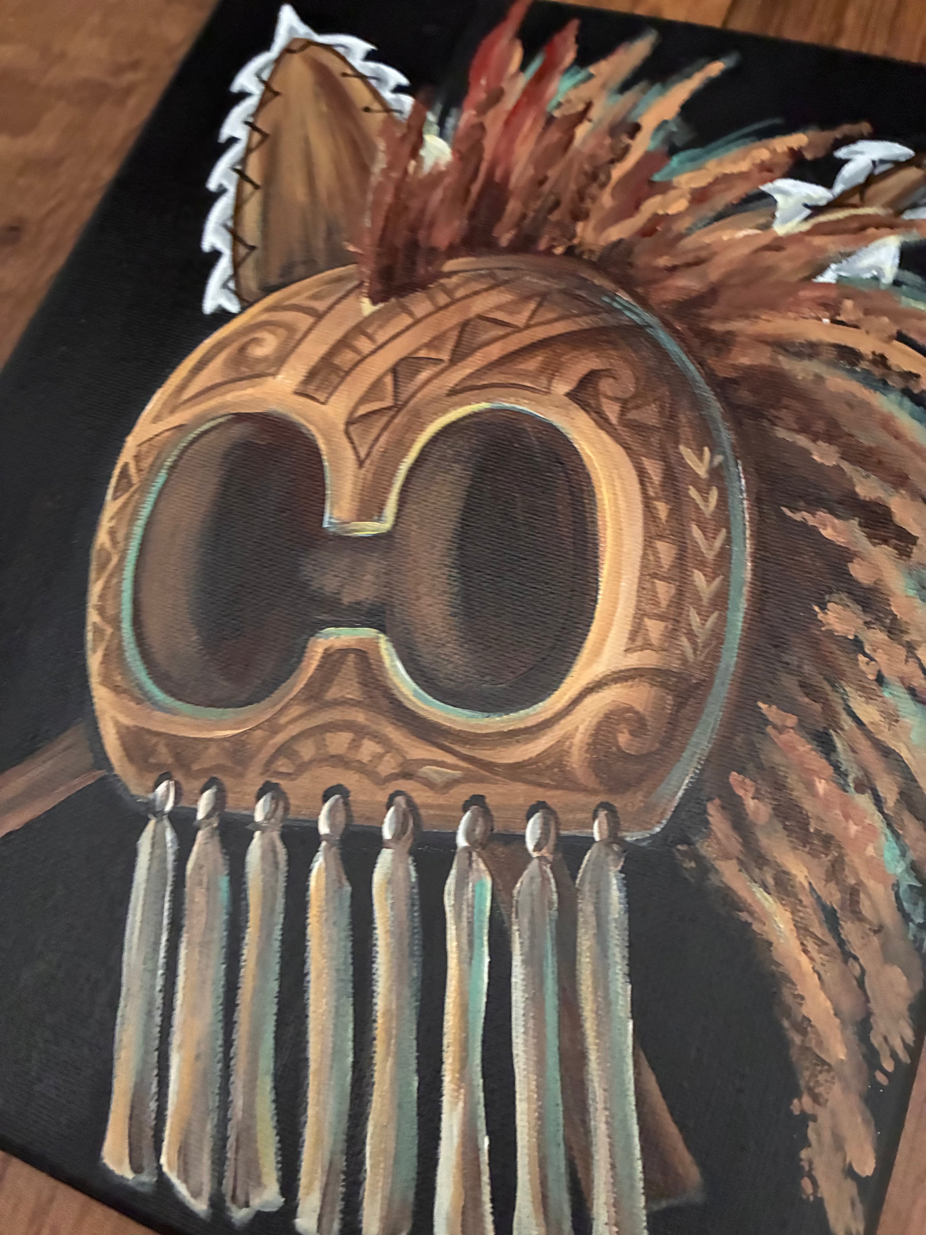 Makini Hawaiian helmet