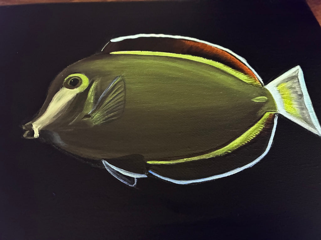 Naso Tang UV reactive painting