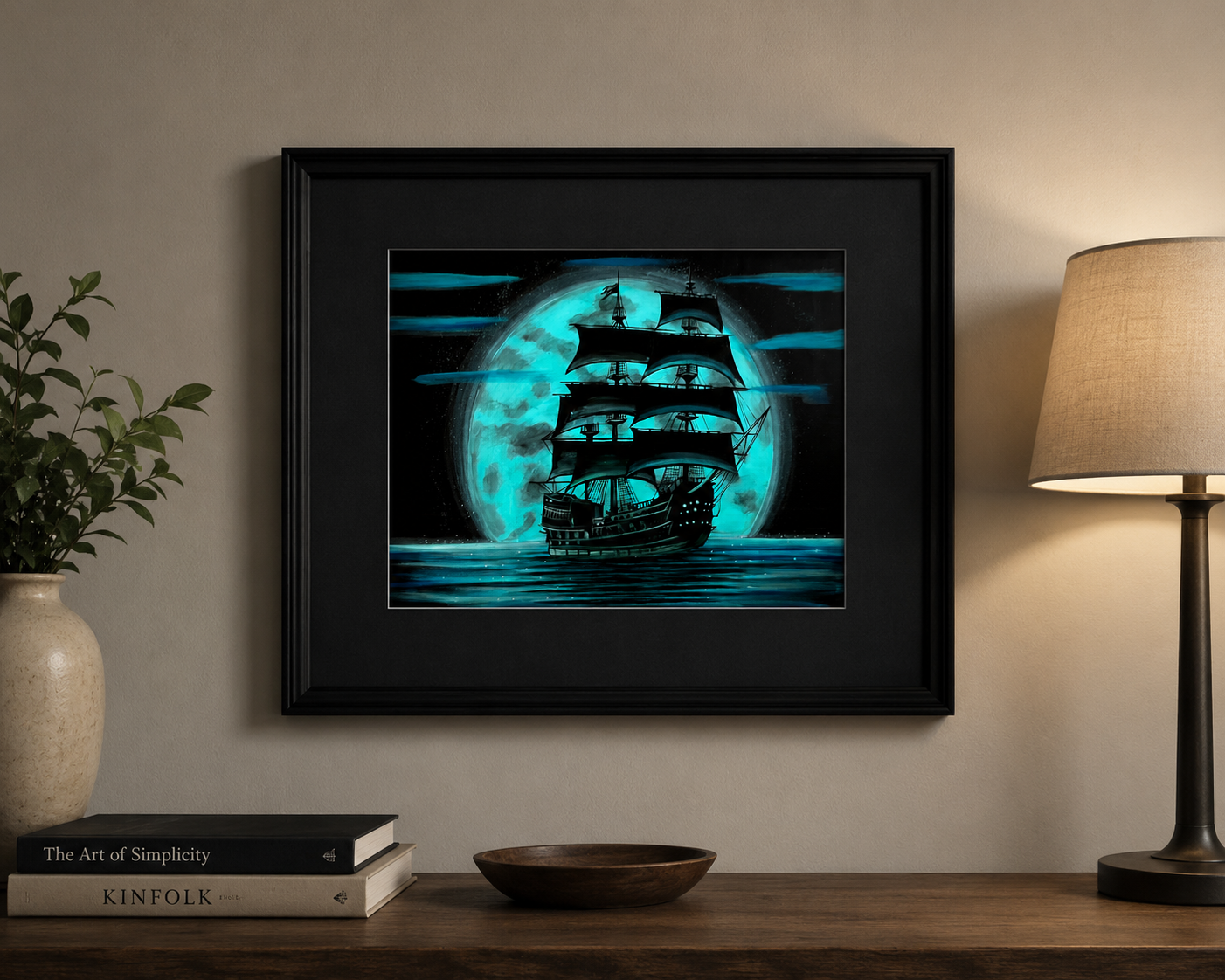 Pirate ship print