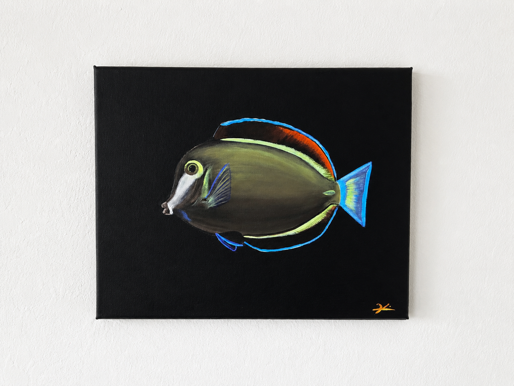 Naso Tang UV reactive painting