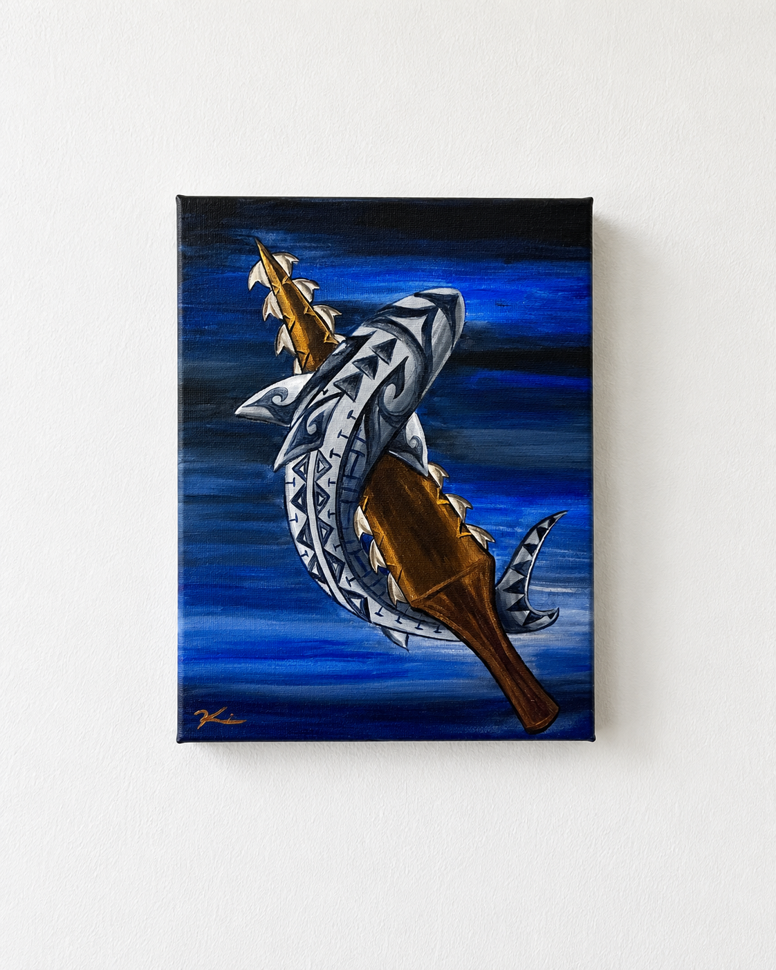 Hawaiian Shark painting