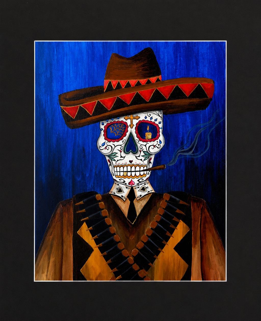 Dia day Los muertos sugar skull art print