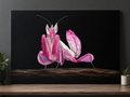 Orchid Mantis black light reactive painting