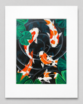 Koi fish art print