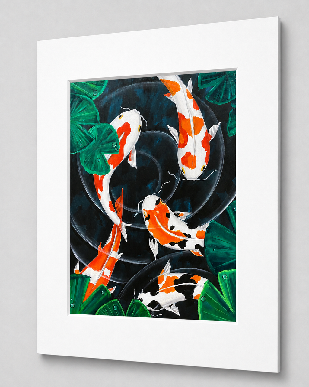 Koi fish art print