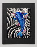 Koi fish art