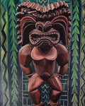 Hawaiian warrior god ku art